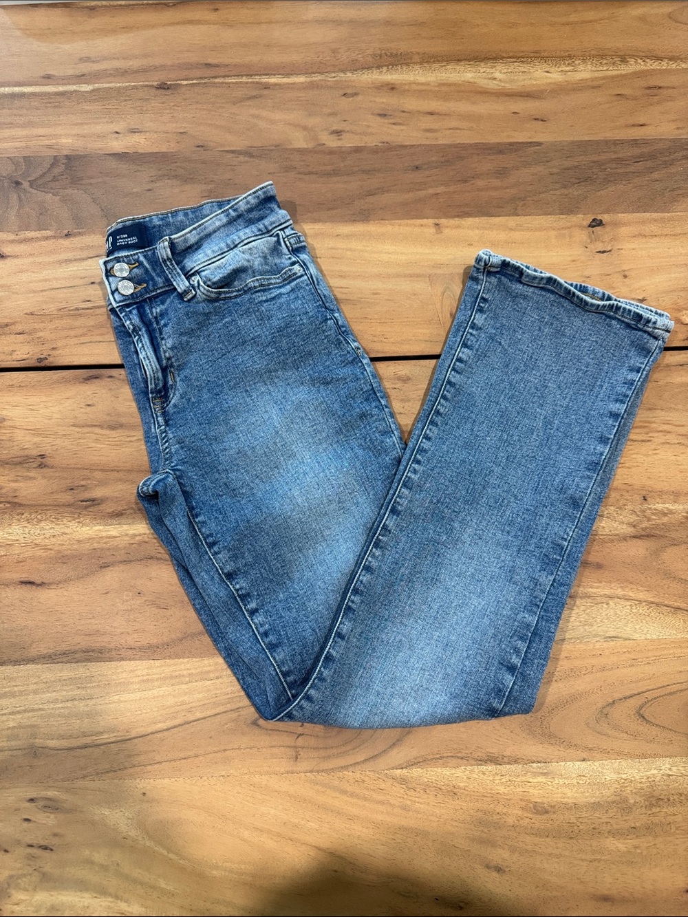GAP Women's Medium Blue Baby Bootcut Jeans
